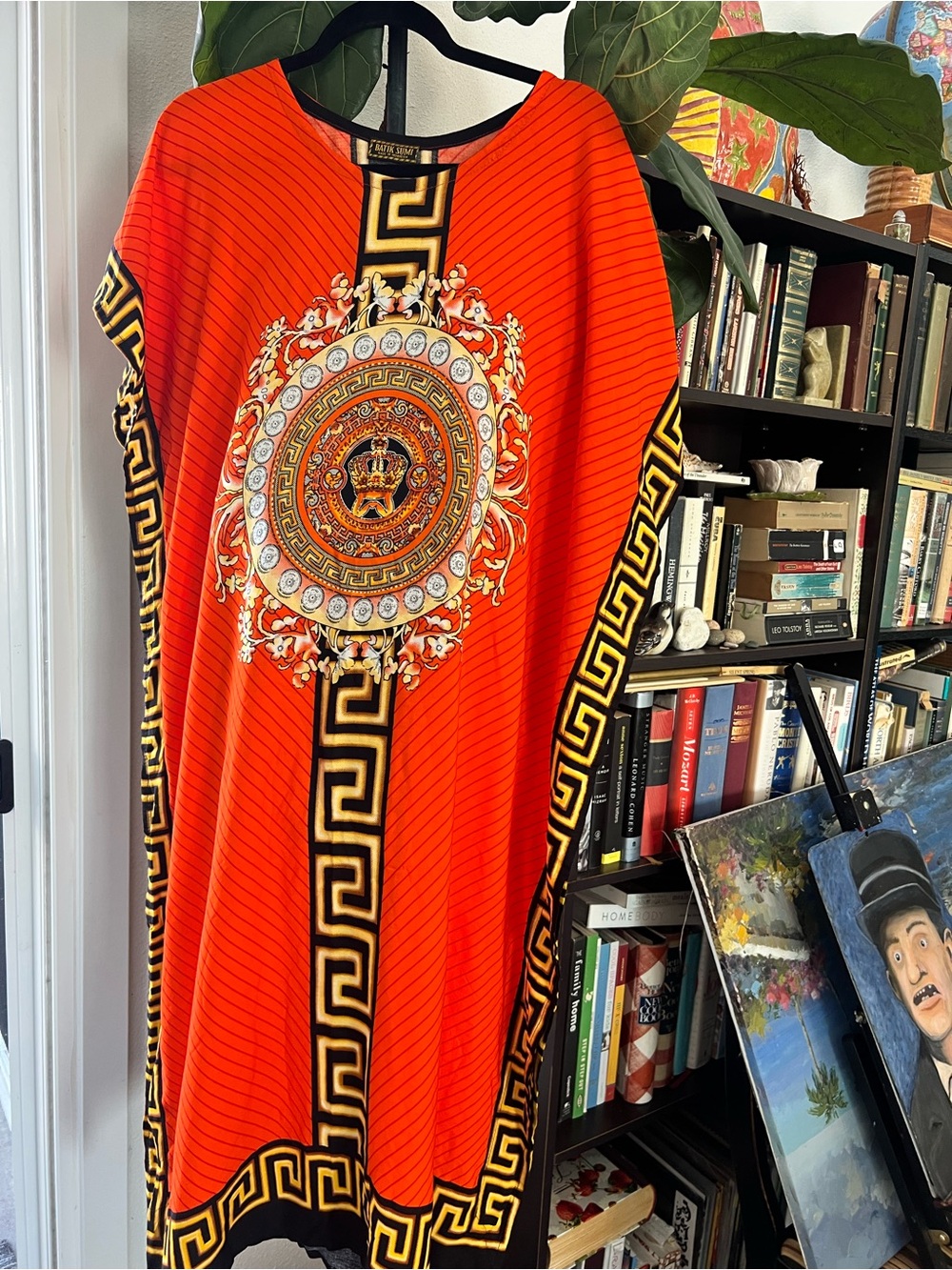 Batik Medallion Print Kaftan